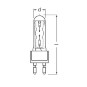 OSRAM HMI 800W/SE draw