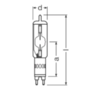 OSRAM HMI 9000W/SE draw