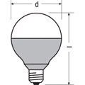 OSRAM PARATHOM G95 40 FR Warm White